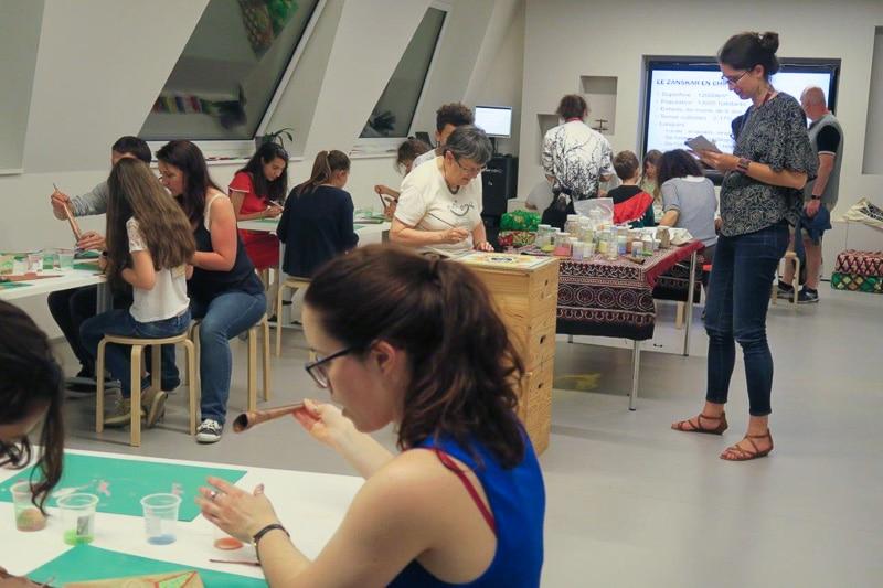 Nuit des musées 2018 / meg / atelier mandala aàz