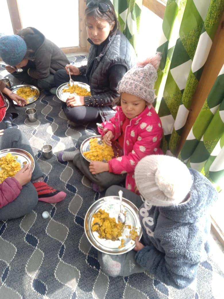 Repas à l'internat de la lmhs