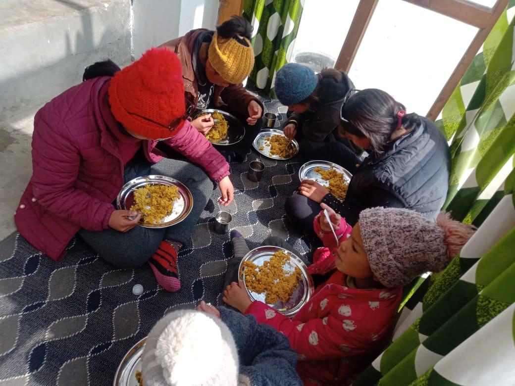 Repas à l'internat de la lmhs