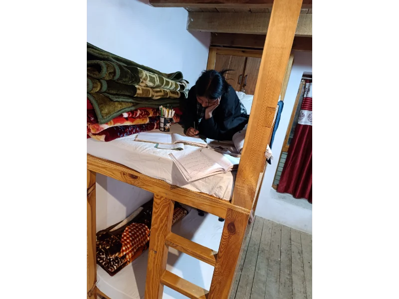 Étude du soir à l'internat