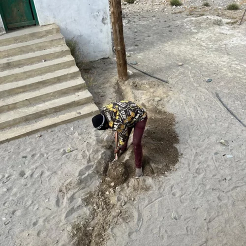 Enfouissement des câbles électriques